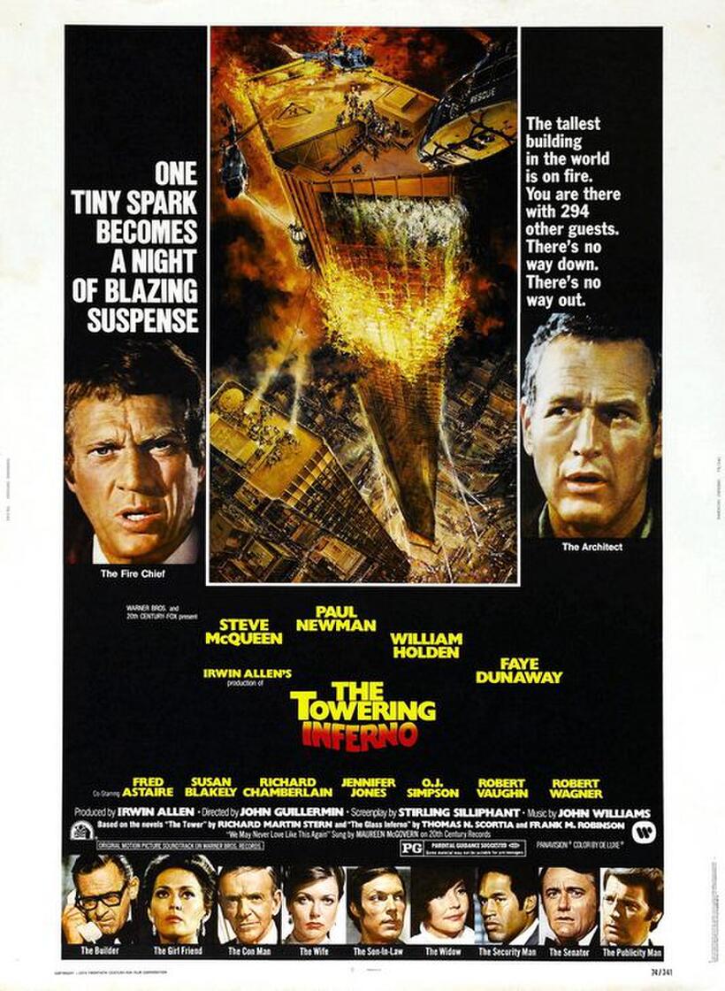 Poster art for "The Towering Inferno."