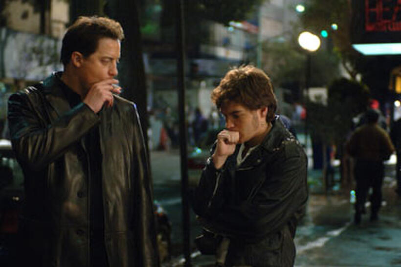 Brendan Fraser and Emile Hirsch in "The Air I Breathe."