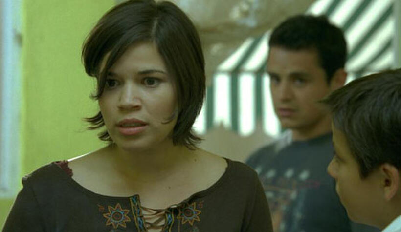 America Ferrera, Adrián Alonso and Jesse Garcia in "Under the Same Moon."
