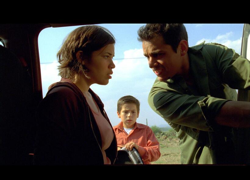 America Ferrera, Adrian Alonso and Jesse Garcia in "Under The Same Moon."