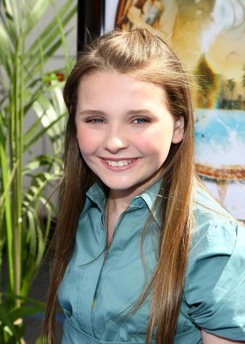 Actress Abigail Breslin at the Hollywood premiere of "Nim's Island."