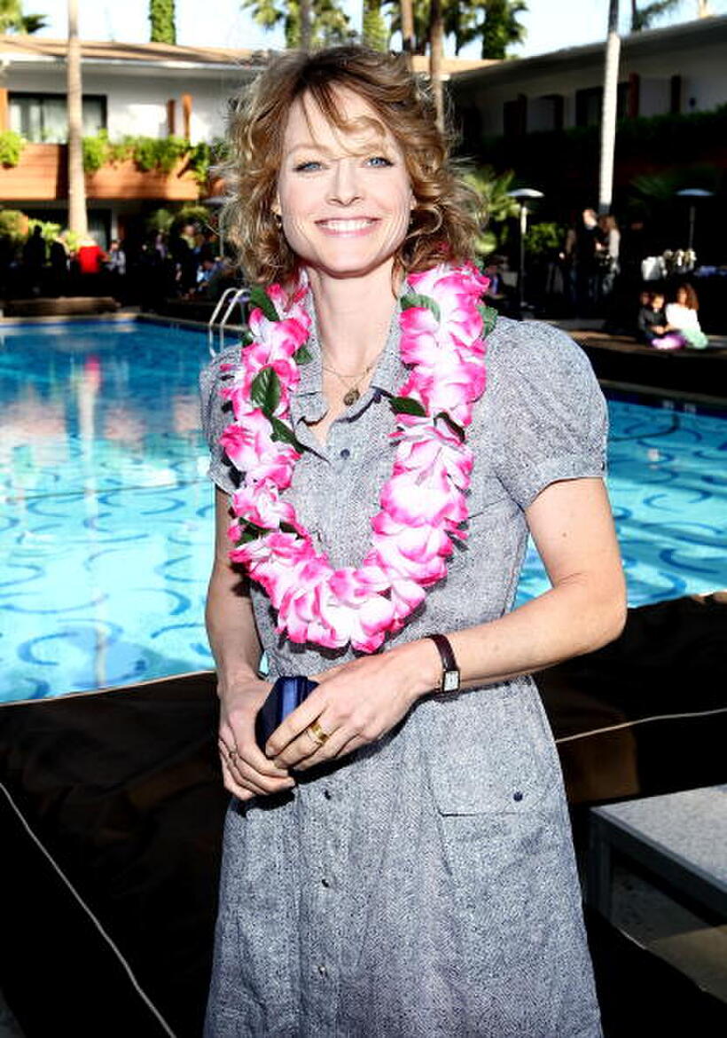 Actress Jodie Foster at the Hollywood premiere of "Nim's Island."