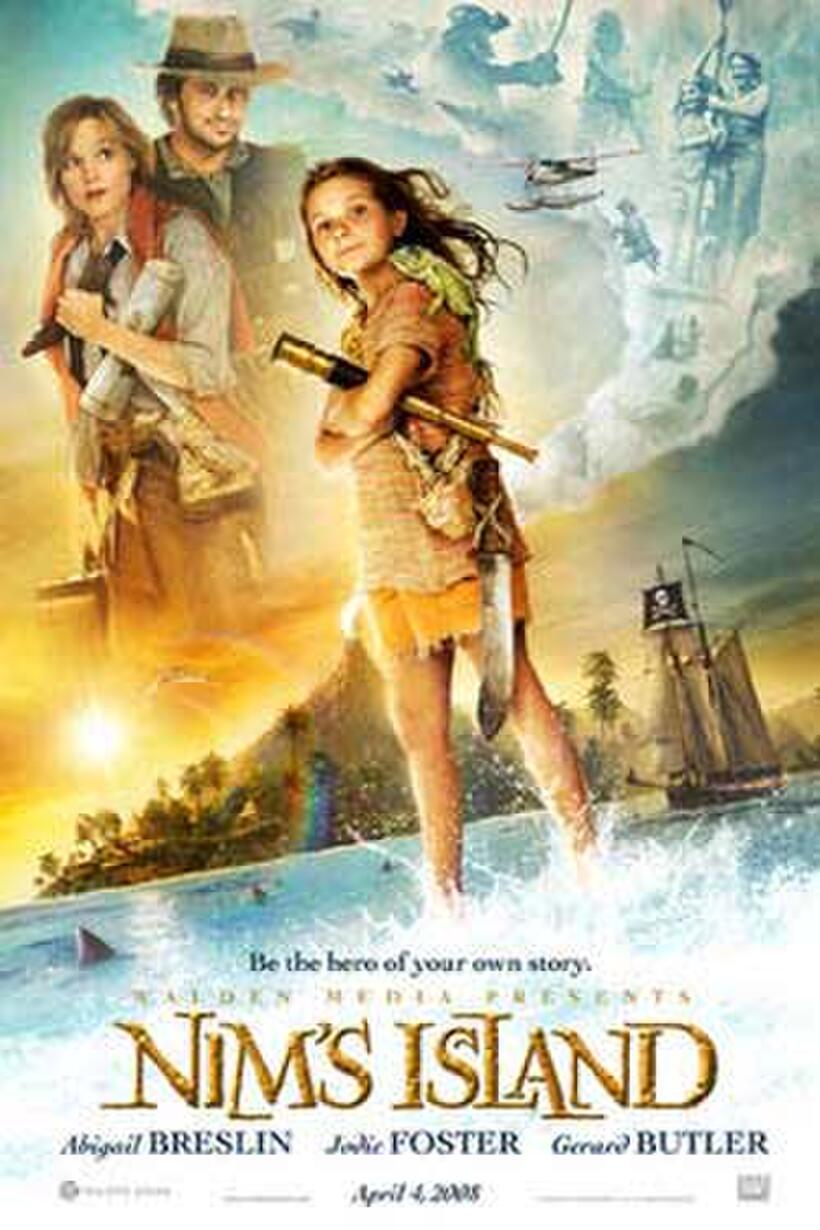 Poster art for "Nim's Island."