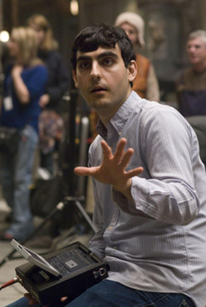 Director Gil Kenan on the set of "City of Ember."