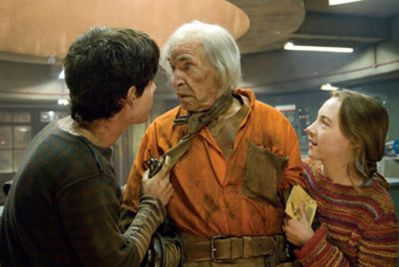 Harry Treadaway, Martin Landau and Saoirse Ronan in "City of Ember."