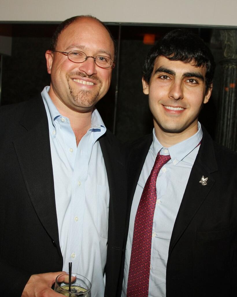 Cary Granat and Director Gil Kenan at the dinner of the New York premiere of "City of Ember."