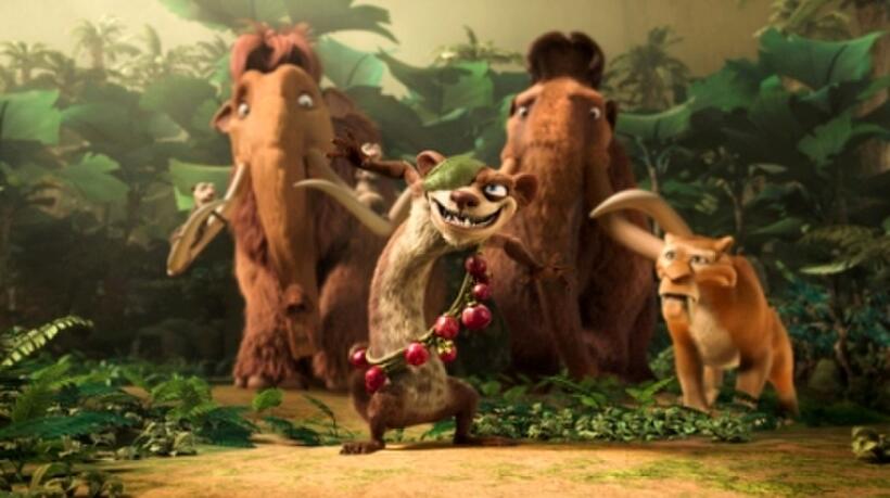 Buck in "Ice Age: Dawn of the Dinosaurs."