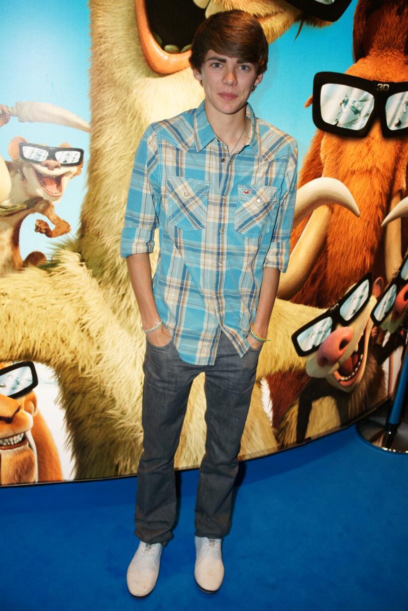 Thomas Law at the London premiere of "Ice Age: Dawn of the Dinosaurs."