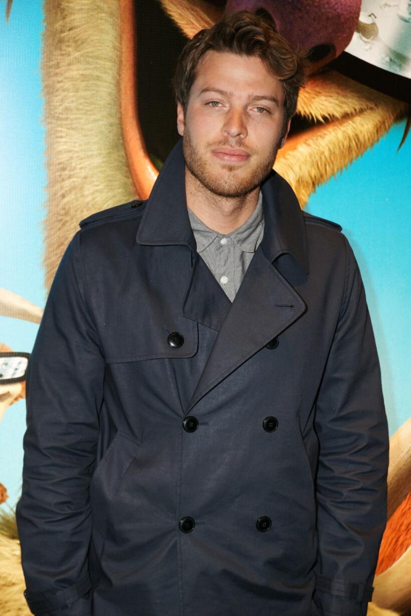 Rick Edwards at the London premiere of "Ice Age: Dawn of the Dinosaurs."