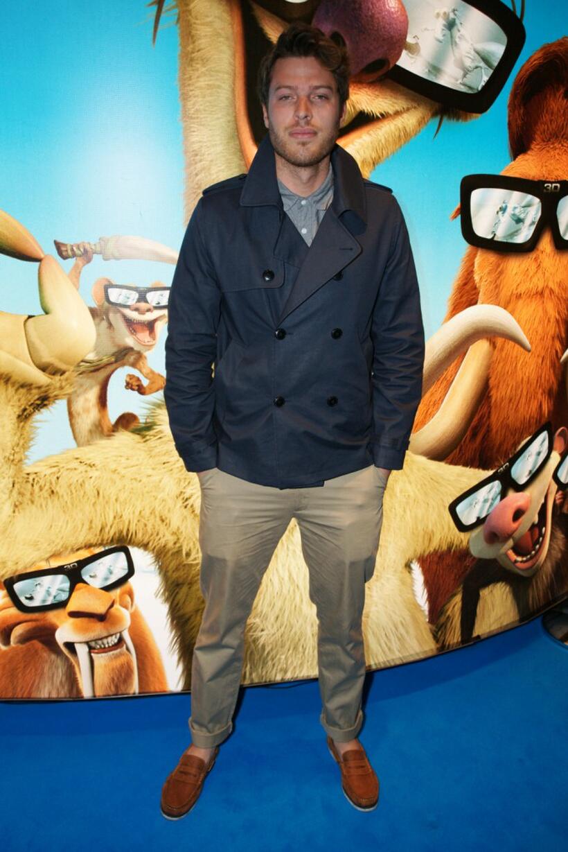 Rick Edwards at the London premiere of "Ice Age: Dawn of the Dinosaurs."
