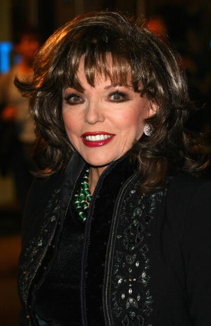 Actress Joan Collins at the London premiere of "The Golden Compass."
