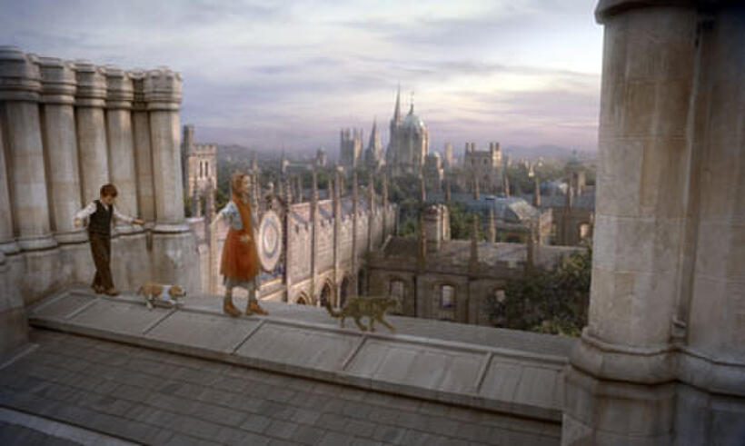 Ben Walker and Dakota Blue Richards in "The Golden Compass."