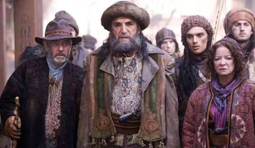 Tom Courtenay, Jim Carter and Clare Higgins in "The Golden Compass."