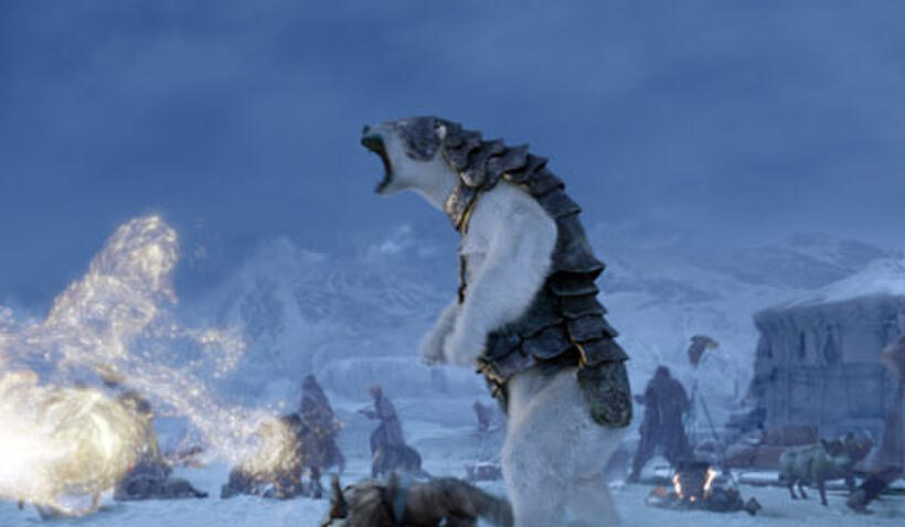 Ian McKellen as the voice of Iorek Byrnison in "The Golden Compass."