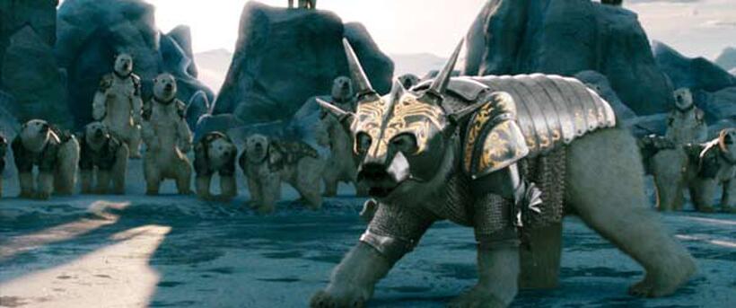 Ian McKellen as the voice of Iorek Byrnison in "The Golden Compass."