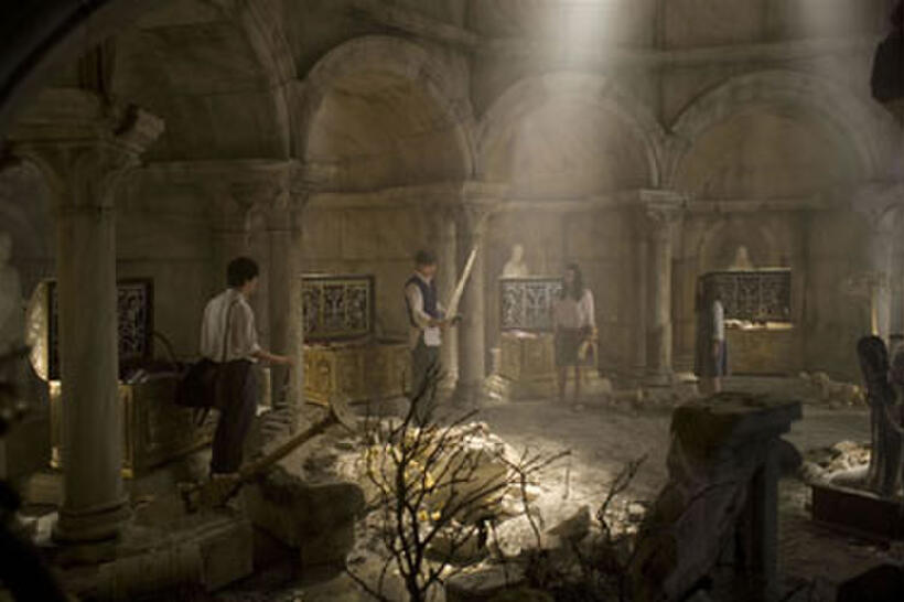 Skandar Keynes, Anna Popplewell, William Moseley and Georgie Henley in "The Chronicles of Narnia: Prince Caspian."