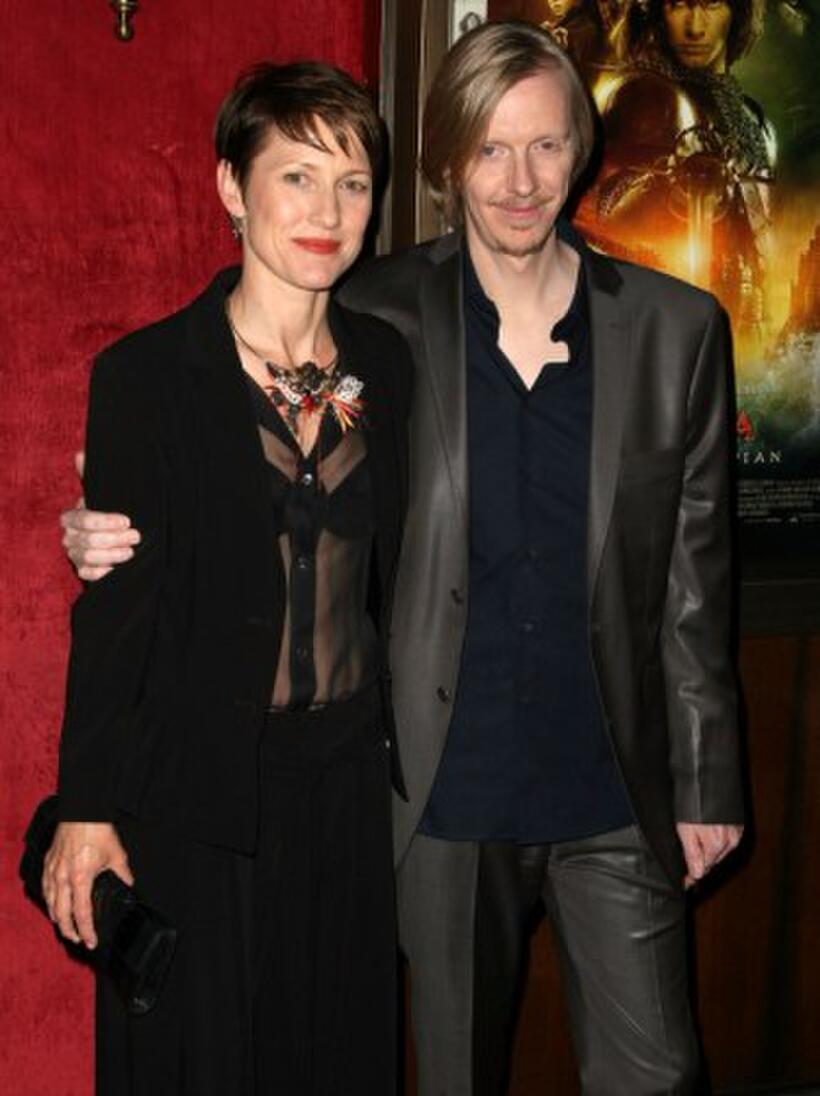 Andrew Adamson and his wife at the New York premiere of "The Chronicles of Narnia: Prince Caspian."
