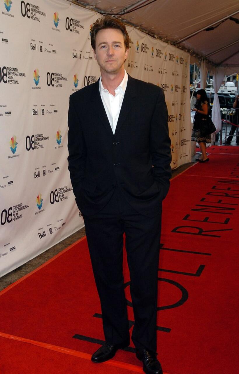 Edward Norton at the Canada premiere of "Pride and Glory" during the 2008 Toronto International Film Festival.