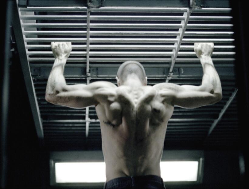 Jason Statham as Frankenstein in "Death Race."