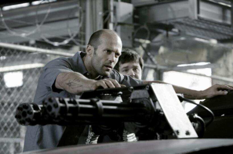 Navigator Case (Natalie Martinez) arrives from the women's prison in "Death Race."