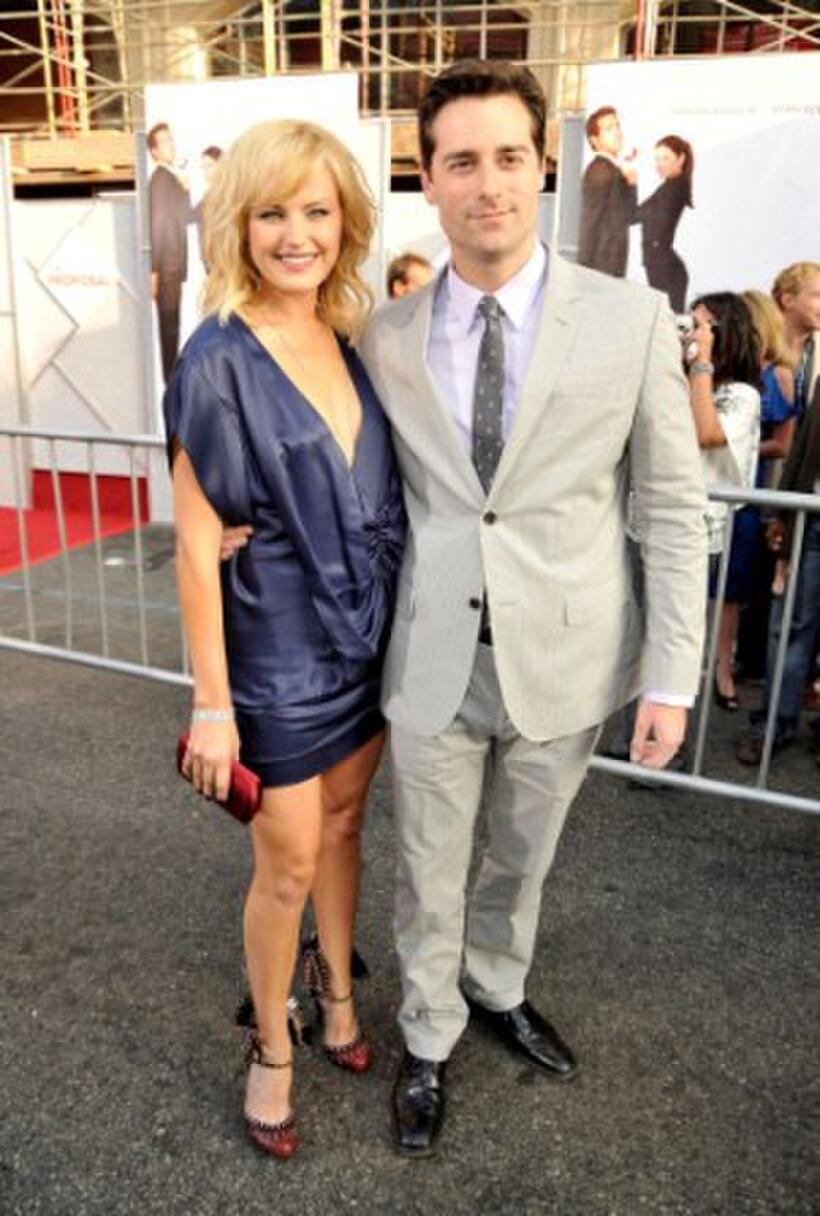 Malin Akerman and Todd Lieberman at the California premiere of "The Proposal."