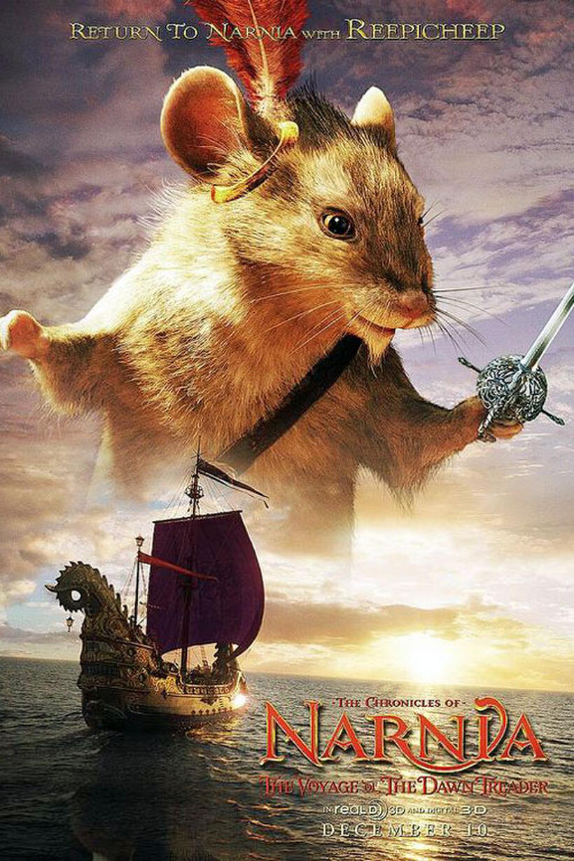 Poster art for "The Chronicles of Narnia: The Voyage of the Dawn Treader"