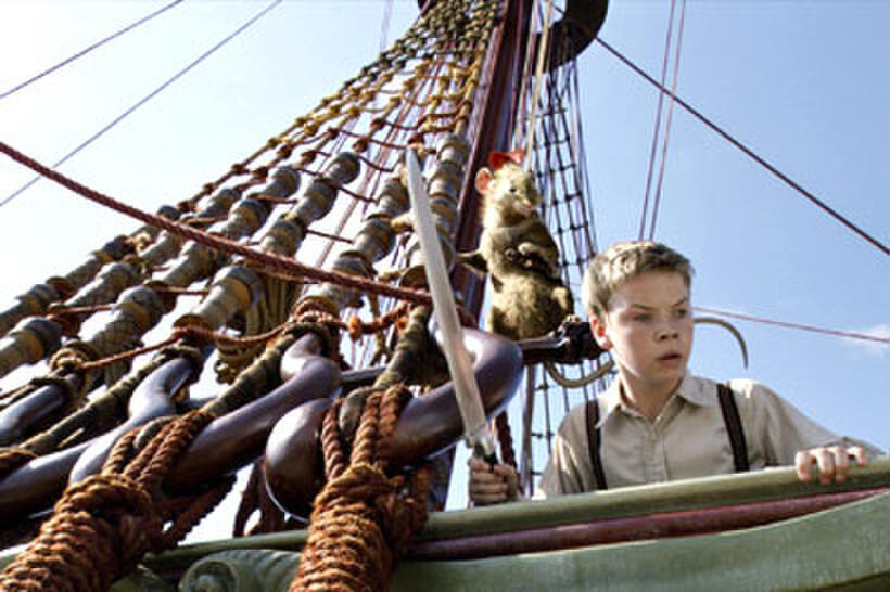 Simon Pegg voices Reepicheep and Eustace Scrubb as Will Poulter in "The Chronicles of Narnia: The Voyage of the Dawn Treader"