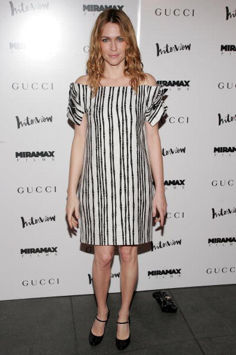 Actress Marie-Josee Croze at the N.Y. premiere of "The Diving Bell and the Butterfly."