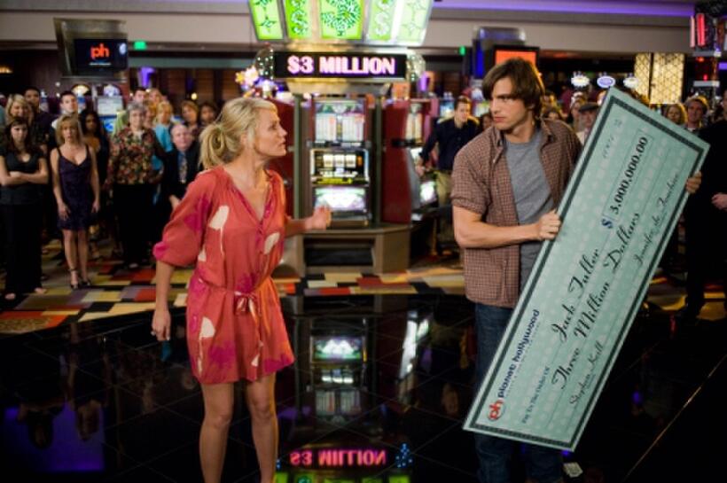 Cameron Diaz as Joy McNally and Ashton Kutcher as Jack Fuller in "What Happens in Vegas."