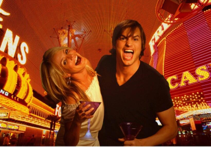 Cameron Diaz as Joy McNally and Ashton Kutcher as Jack Fuller in "What Happens in Vegas."