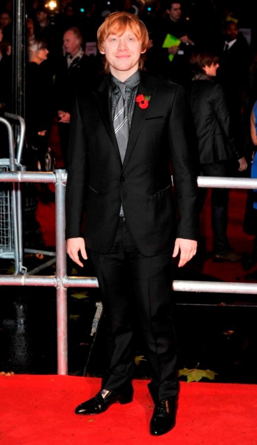 Rupert Grint at the London premiere of "Harry Potter and the Deathly Hallows - Part 1."