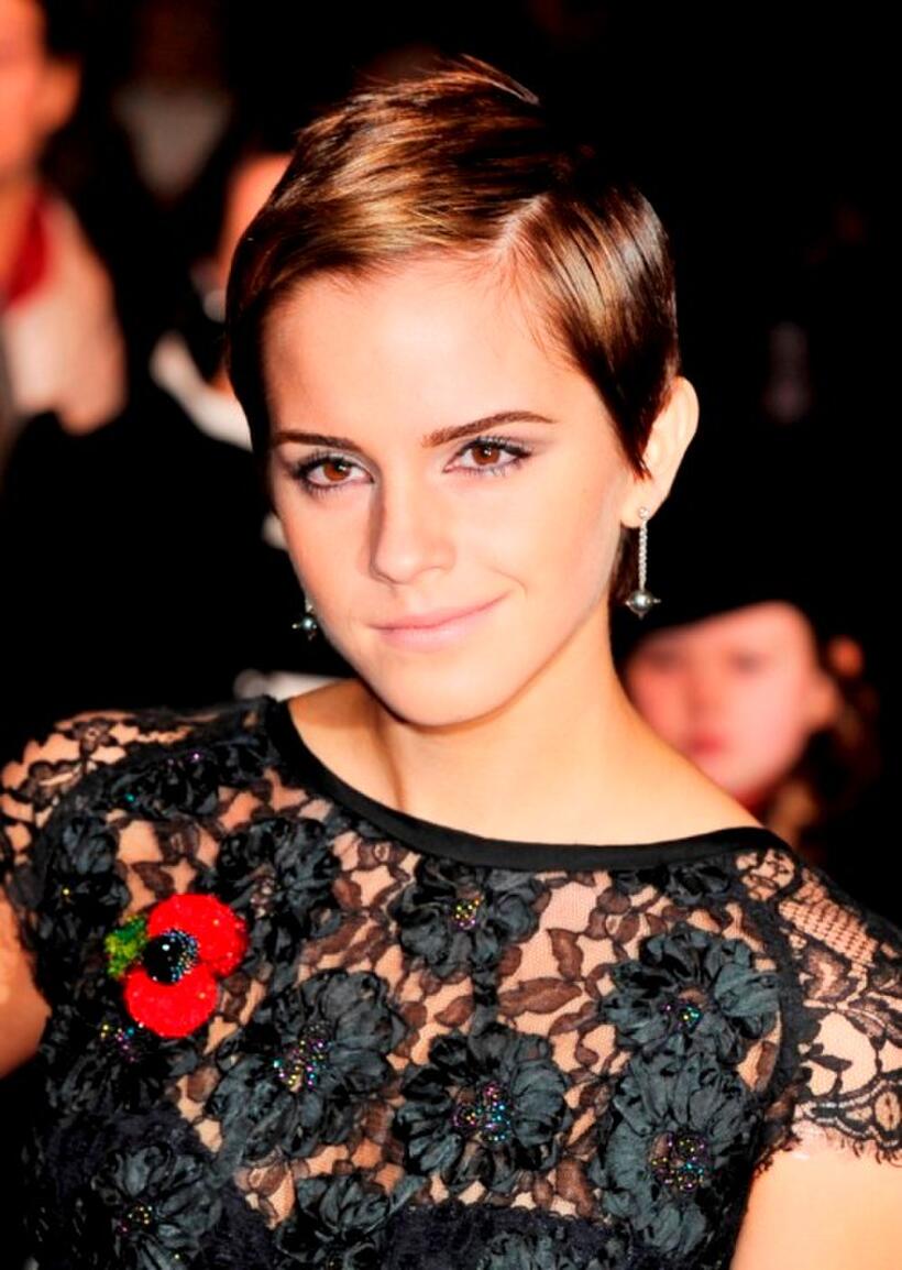 Emma Watson at the London premiere of "Harry Potter and the Deathly Hallows - Part 1."