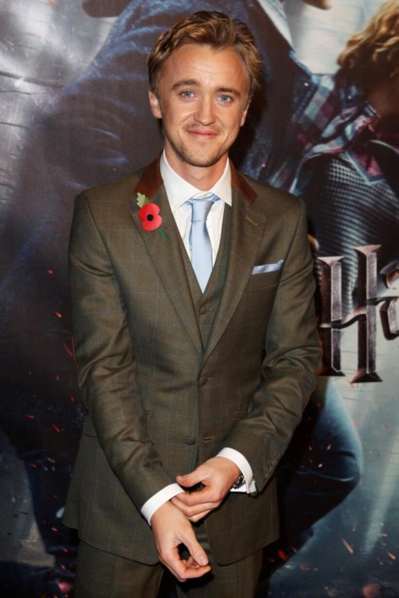 Tom Felton at the London premiere of "Harry Potter and the Deathly Hallows - Part 1."