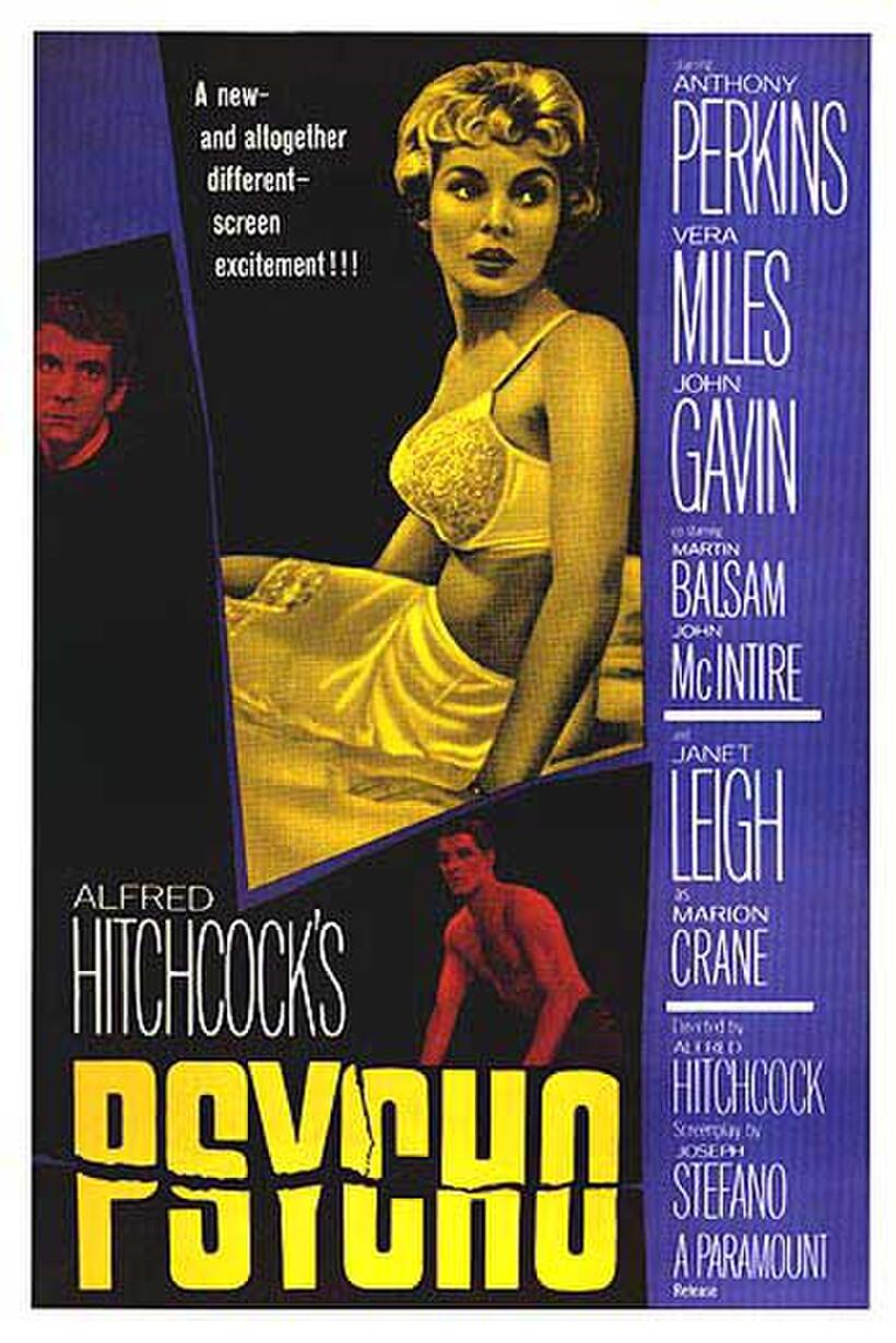 Poster art for "Psycho."