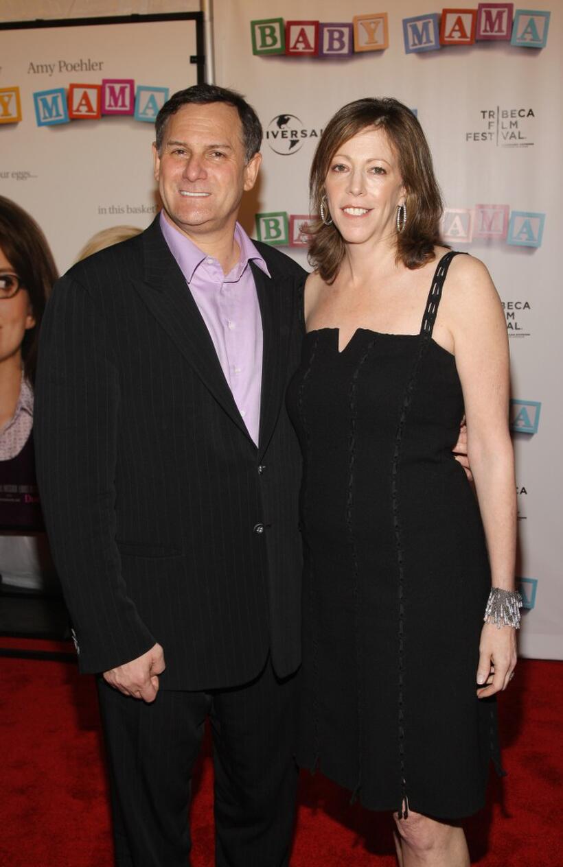Craig Hatkoff and Jane Rosenthal at the premiere of "Baby Mama."