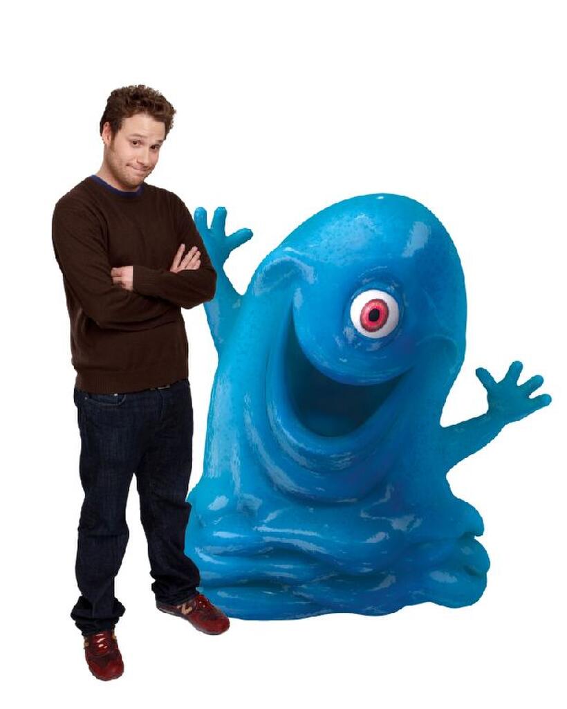 Seth Rogen voices B.O.B. in "Monsters Vs. Aliens."
