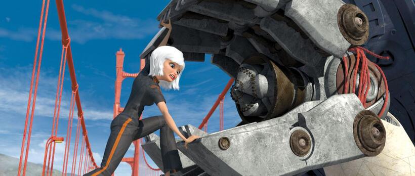 Reese Witherspoon voices Ginormica in "Monsters vs. Aliens."