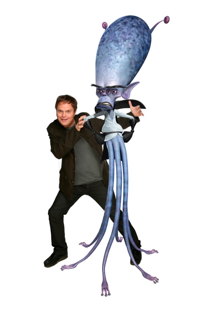 Rainn Wilson voices Gallaxhar in "Monsters Vs. Aliens."