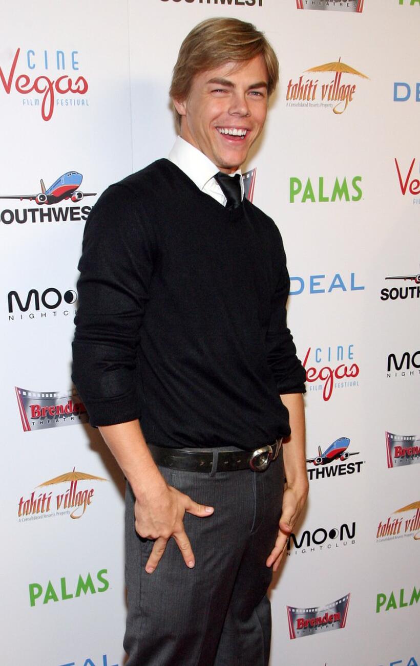 Derek Hough at the Las Vegas premiere of "Deal."
