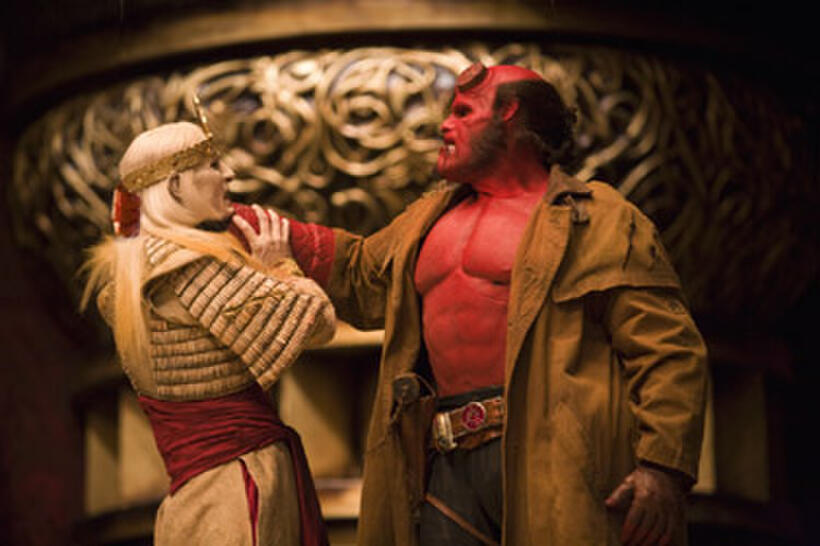 Luke Goss and Ron Perlman in "Hellboy II: The Golden Army."