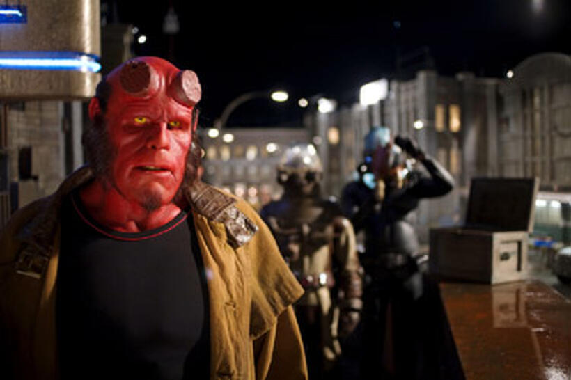 Ron Perlman in "Hellboy II: The Golden Army."