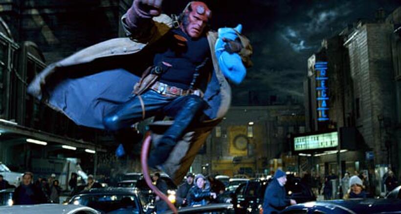 Ron Perlman in "Hellboy II: The Golden Army."