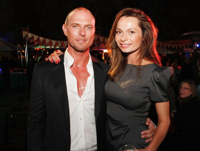 Luke Goss and Anna Walton at the after party of the world premiere of "Hellboy II: The Golden Army" during the Los Angeles Film Festival.