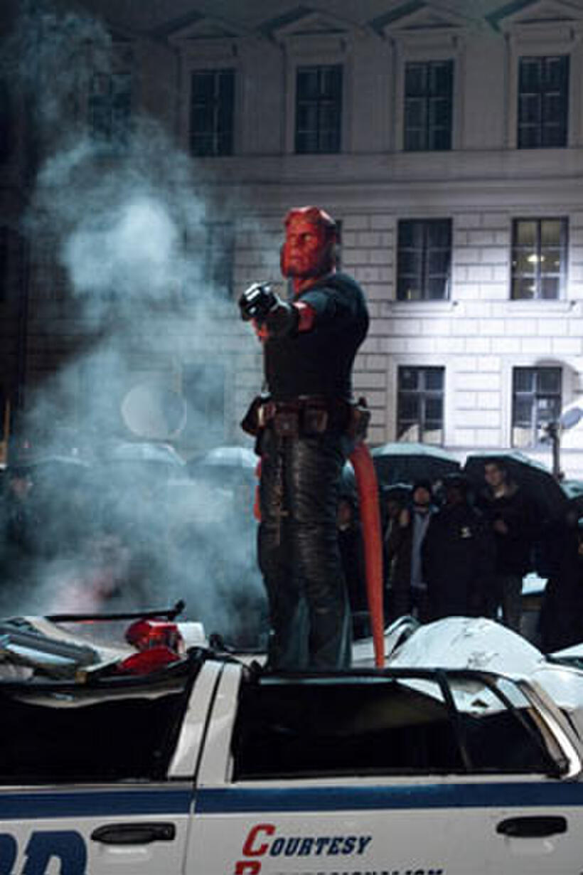 Ron Perlman in "Hellboy II: The Golden Army."