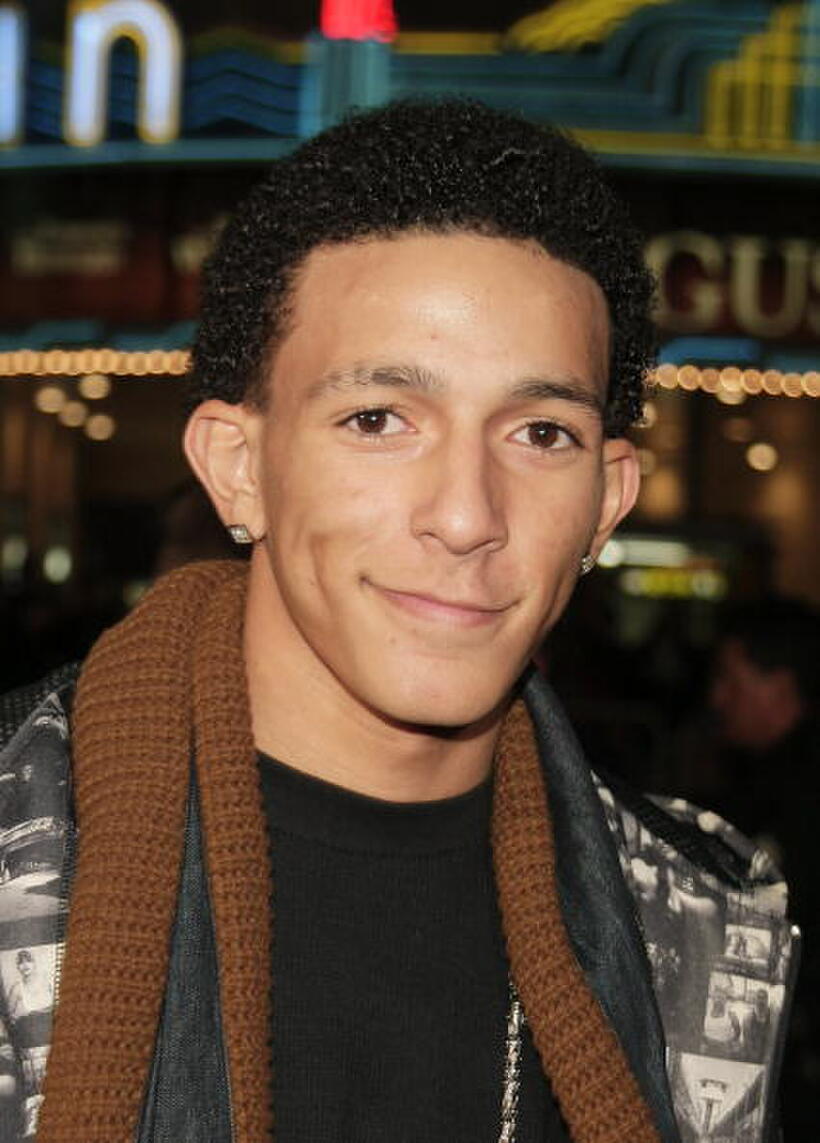 Actor Khleo Thomas at the L.A. premiere of "Juno."
