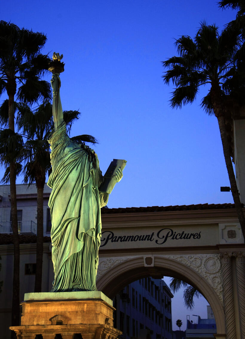 The Paramount Studios lot was the setting for the "Cloverfield" premiere.