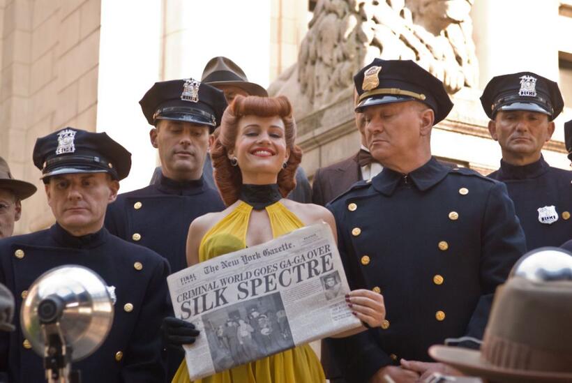 Carla Gugino as Silk Spectre in "Watchmen."
