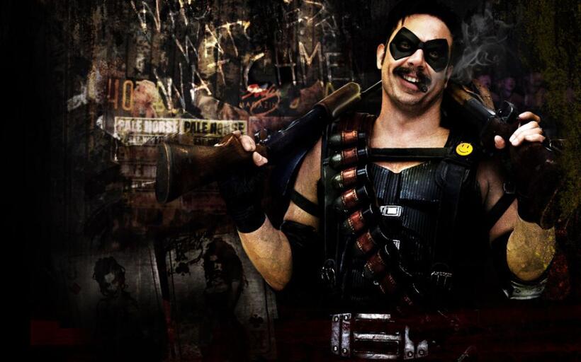 Jeffrey Dean Morgan as The Comedian in "Watchmen."