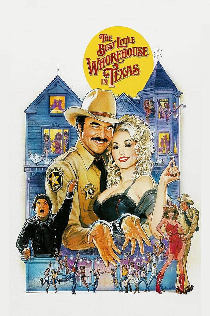 The Best Little Whorehouse in Texas poster art