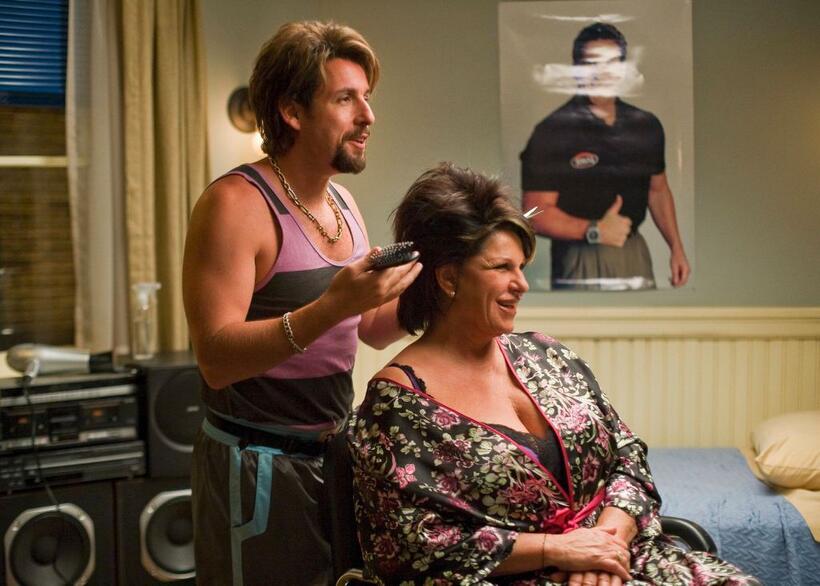 Adam Sandler as Zohan and Lainie Kazan as Gail in "You Don't Mess With the Zohan."